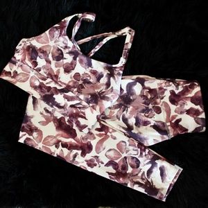 BALANCE COLLECTION SET Women High Rise Dri Wick Legging and Matching Sports Bra